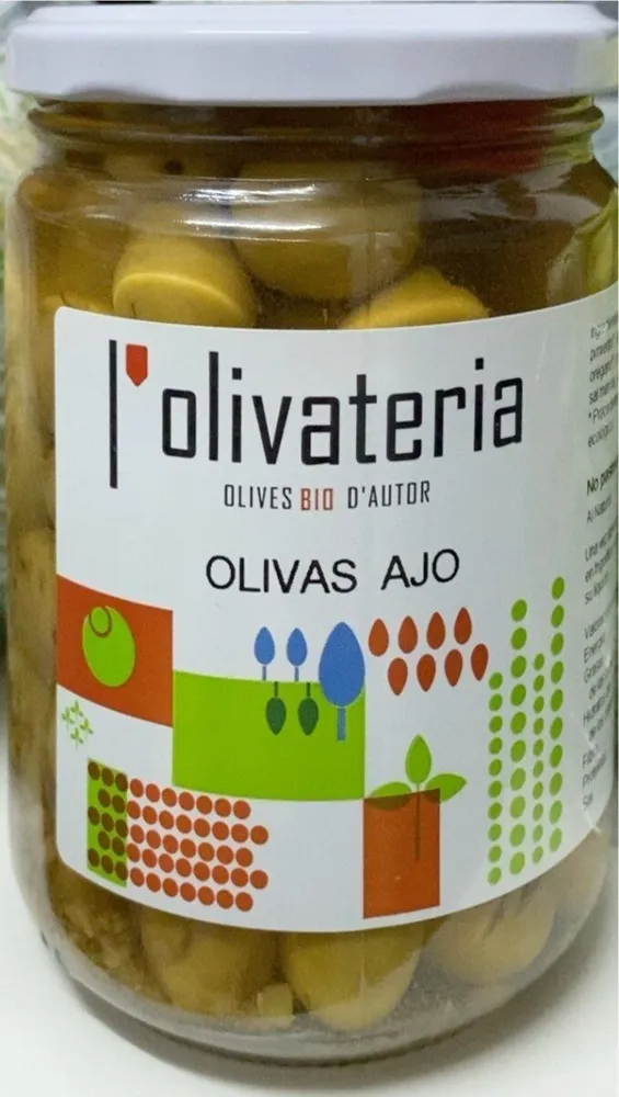 Olivas ajo. Olives bio d’autor