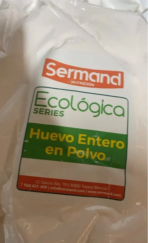 Huevo ecológico en polvo