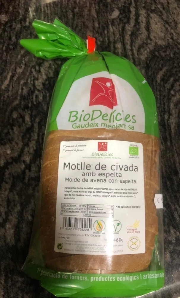 Motlle de civada espelta