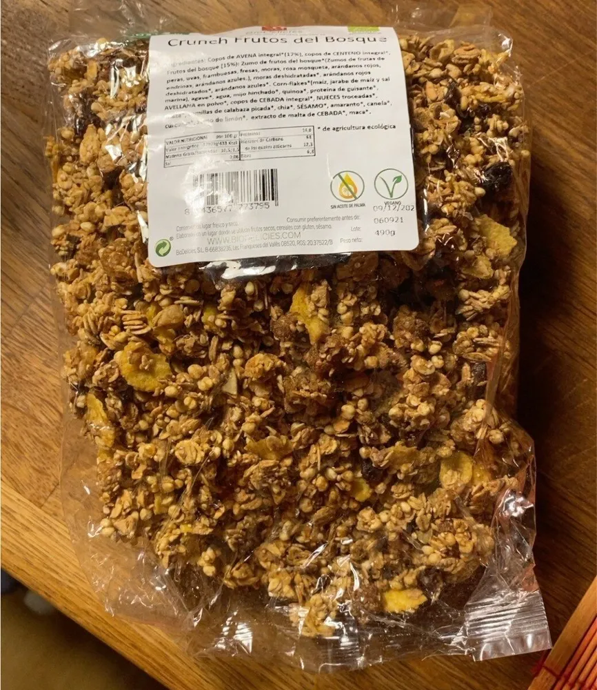 Cereales frutos del Bosque
