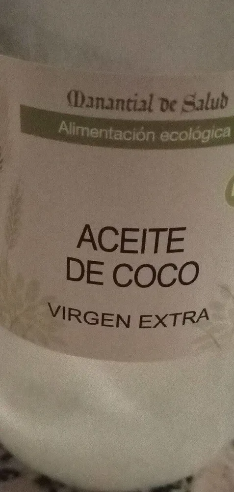 Aceite de coco