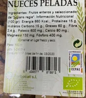 Nueces peladas