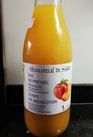 Zumo de melocotón ecológico