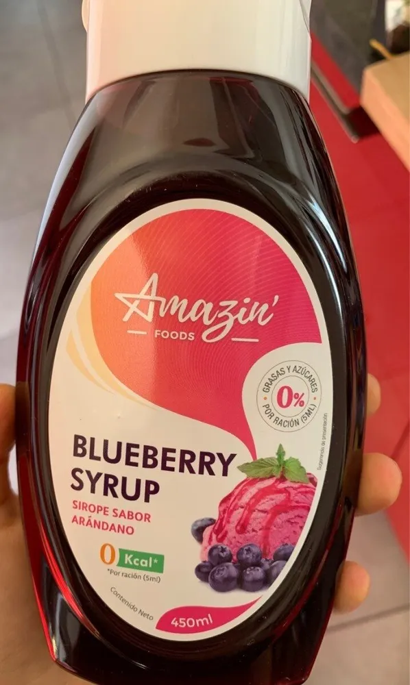 Blueberry syrup