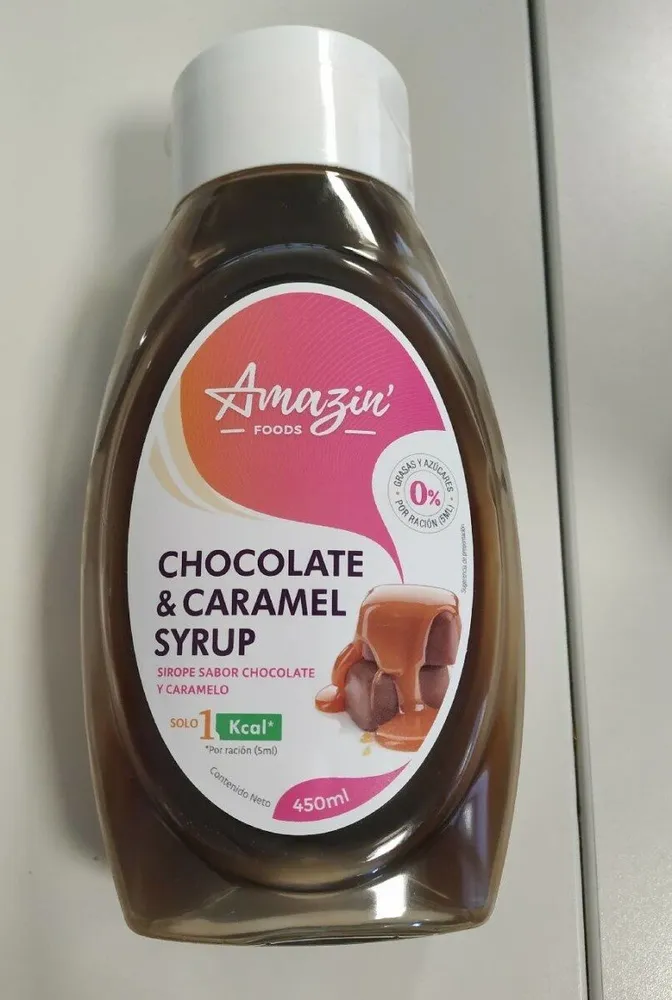 Chocolate & caramel syrup amazing foods