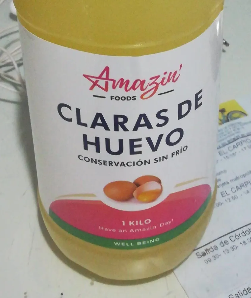 Claras de huevo