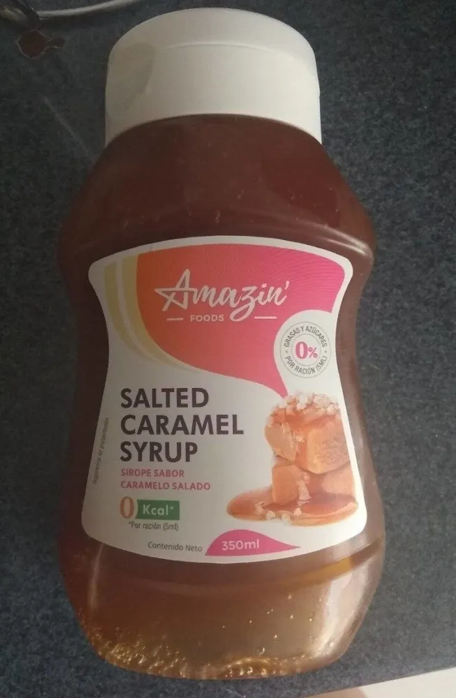 Saled caramel syrup