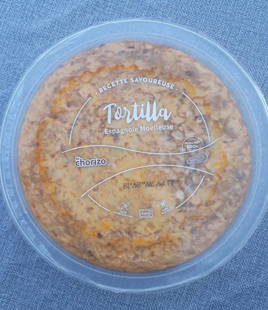 Tortilla au chorizo
