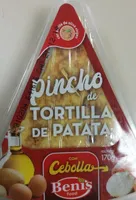 Pincho de tortilla de patatas con cebolla