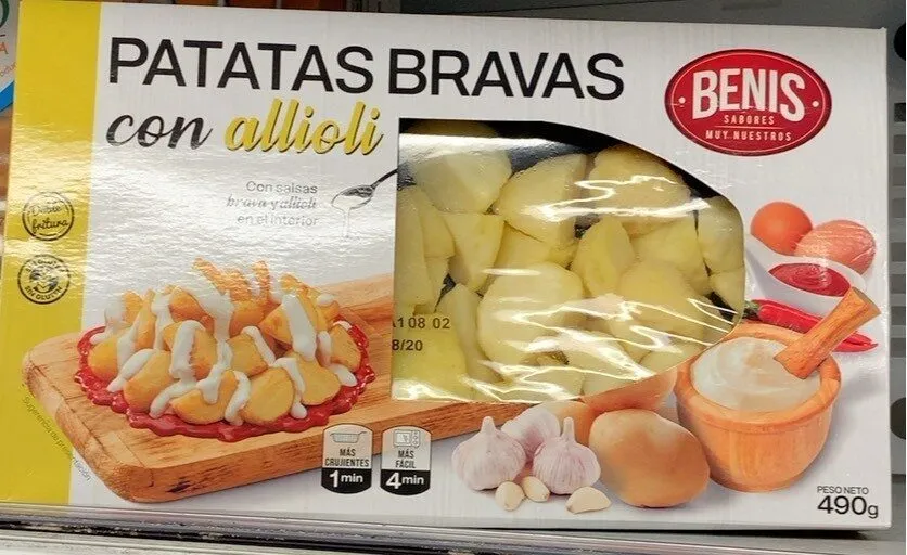 Patatas Bravas con Allioli