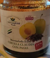 Mermelada extra Ciruela Claudia con pasas