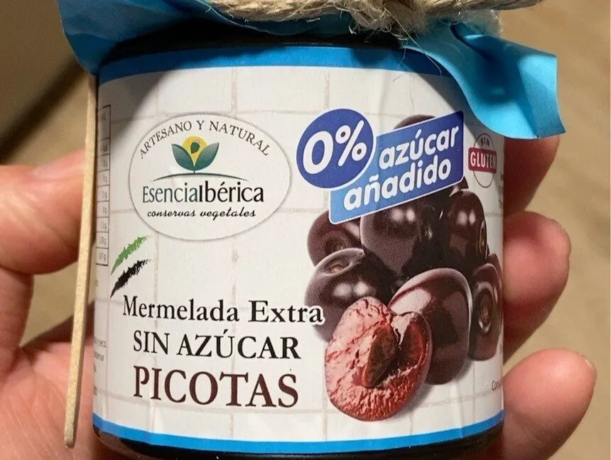 Mermelada Extra Sin Azucar de Picotas