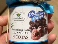 Mermelada Extra Sin Azucar de Picotas