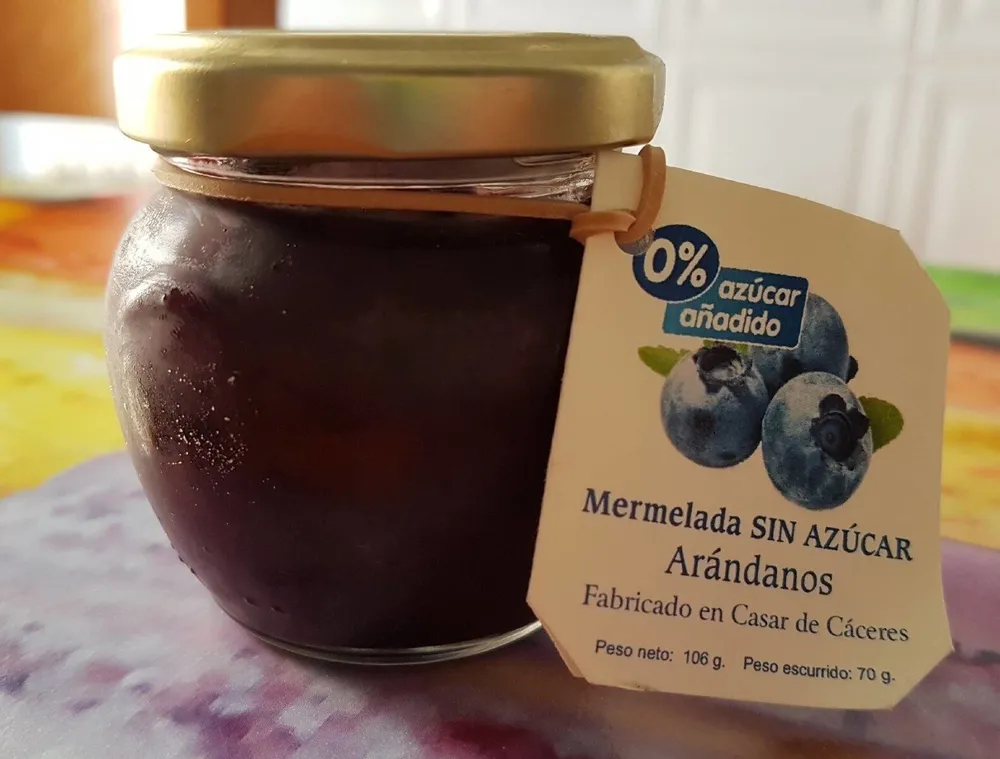 Mermelada sin azúcar Arándanos
