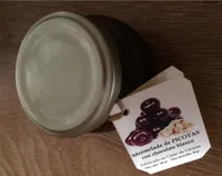 Mermelada de picotas con chocolate blanco