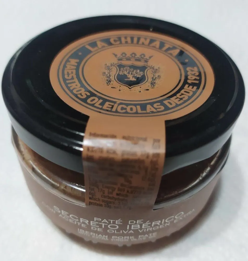 Pate de secreto ibérico con aceite de oliva virgen extra