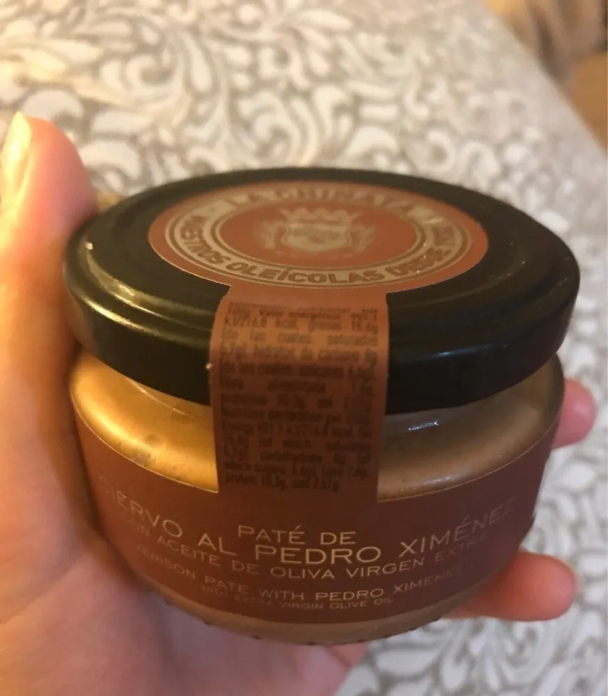 Paté de ciervo al Pedro Ximénez