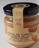 Crema de turrón con aceite de oliva virgen extra