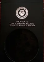 Chocolate con aceitunas negras