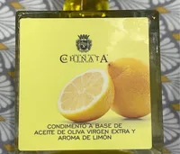 Codimento a base de aceite de oliva vigen extra y aroma de limon