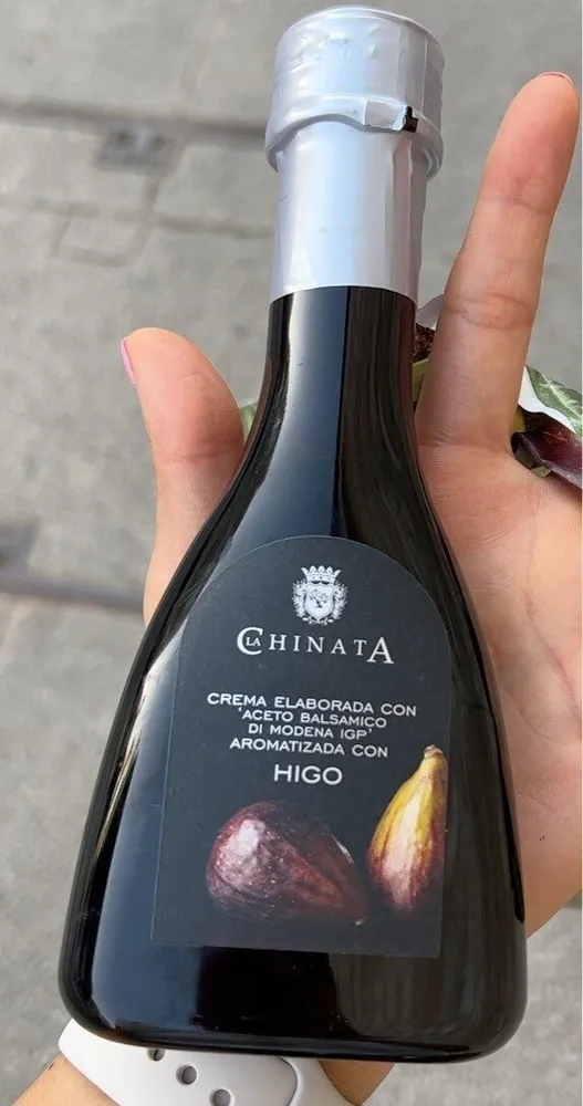 Crema aromatizada con higo
