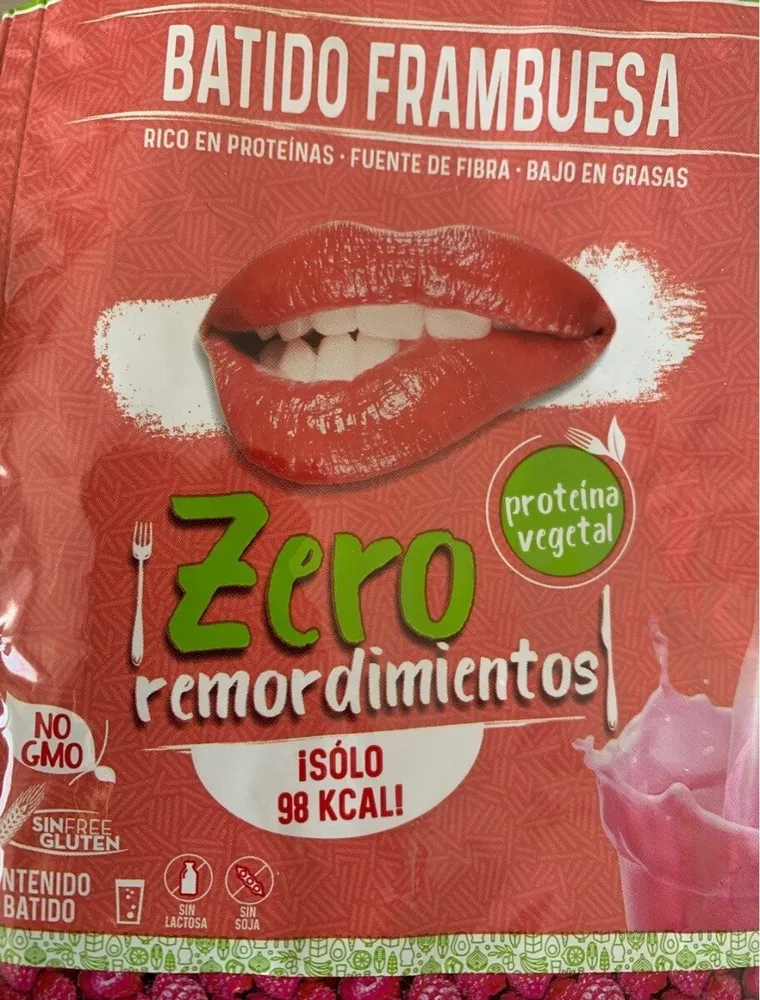 Batido de frambuesa