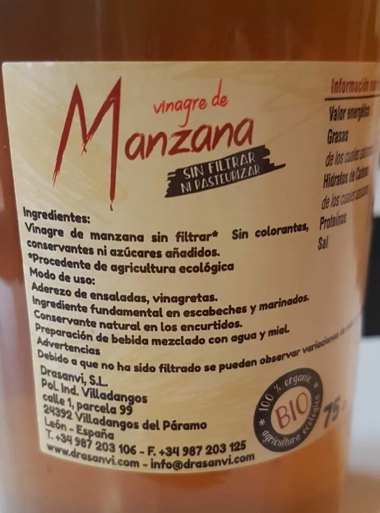 Vinagre de manzana
