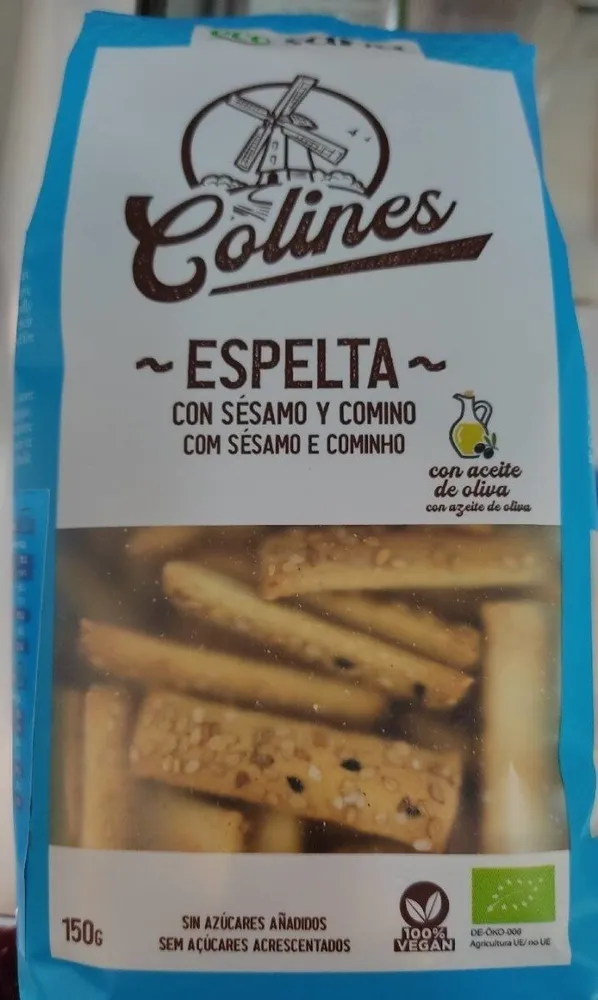 Colines  Espelta con Sésamo y Comino