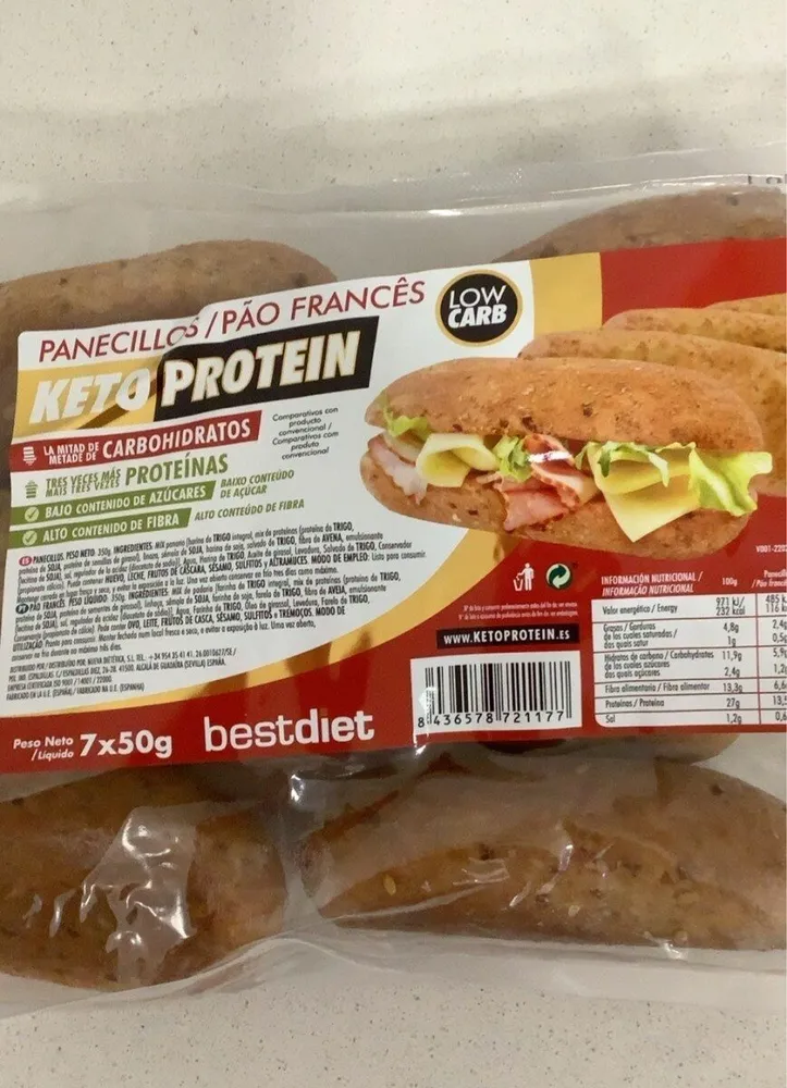 Panecillos ketoprotein
