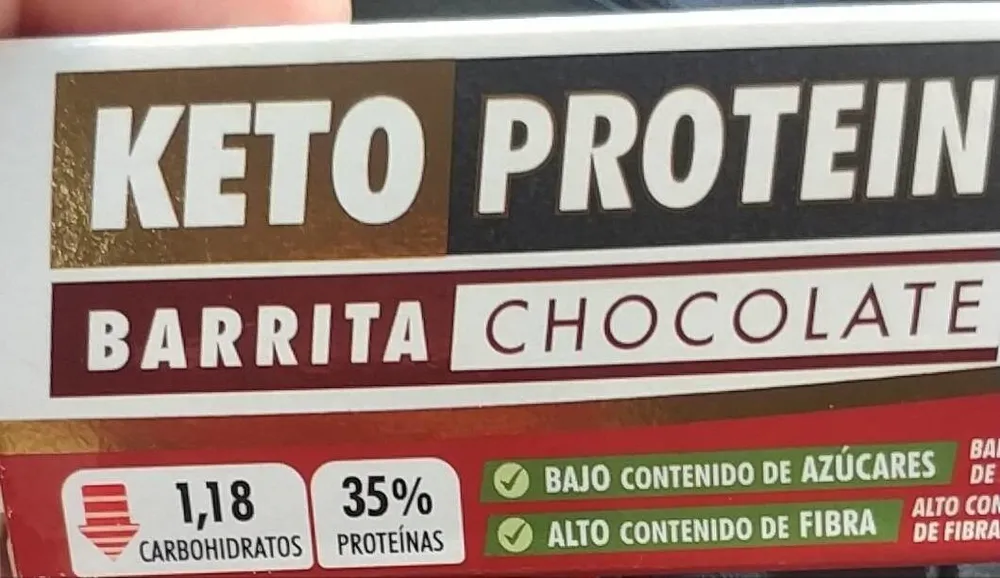 Keto protein barrita chocolate