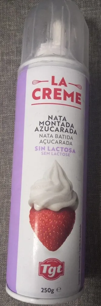 Nata montada azucarada