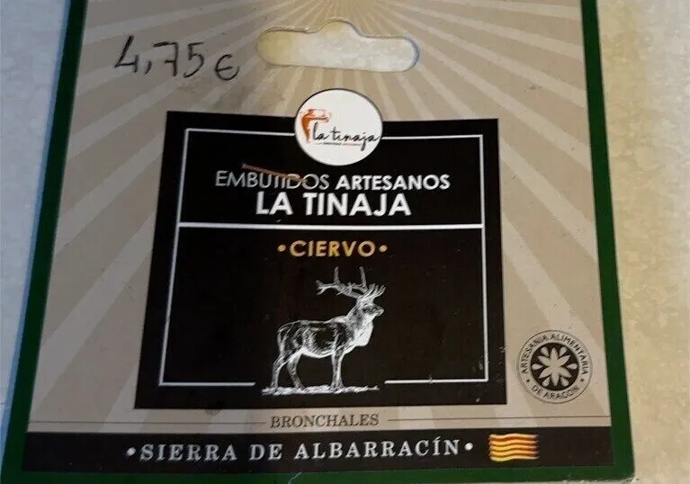 Fuet ciervo a la pimienta