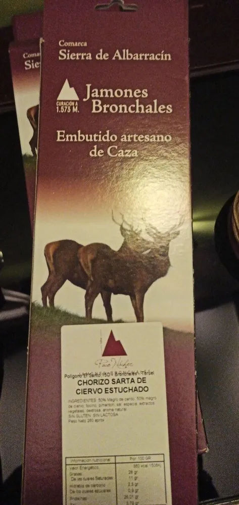 Chorizo de Ciervo