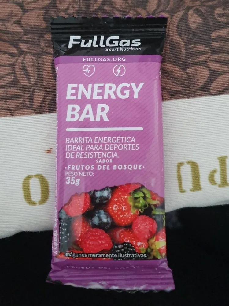 Energy bar frutos del bosque