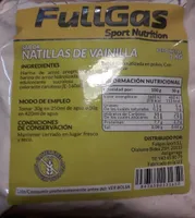 Harina de arroz sabor natillas de vainilla