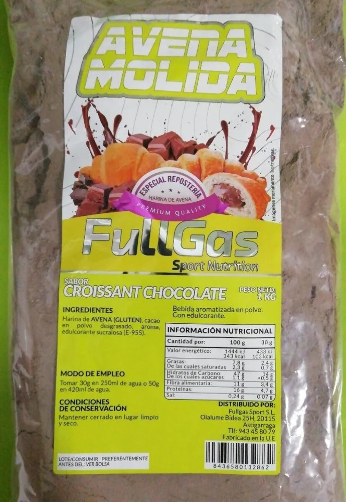 Avena molida sabor croissant chocolate