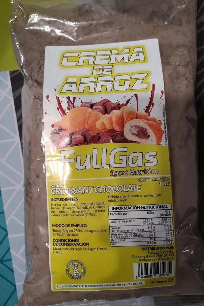 Crema de arroz