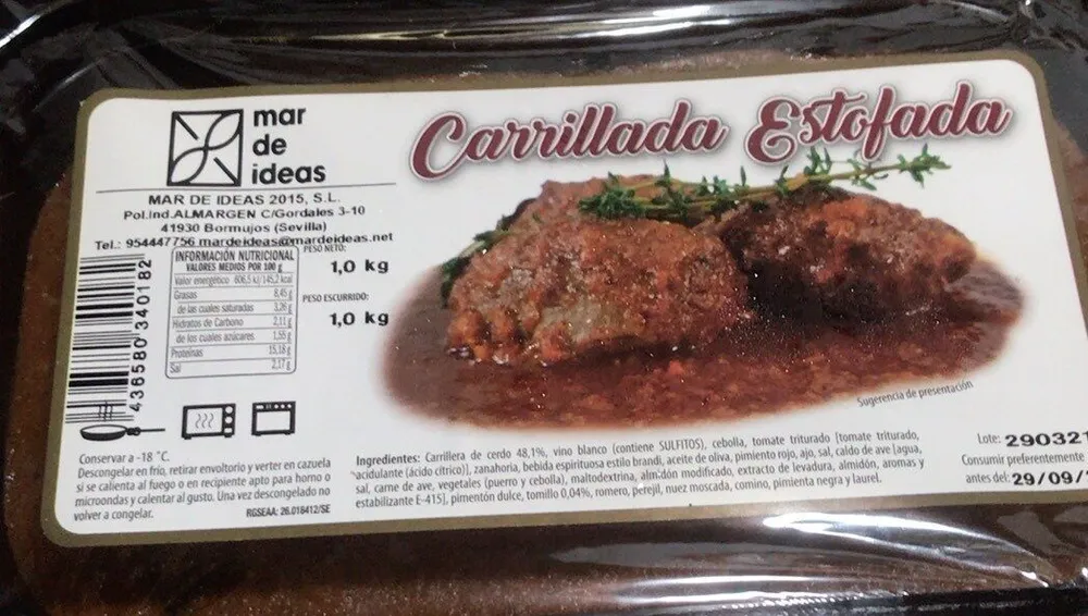 Carrillada estofada