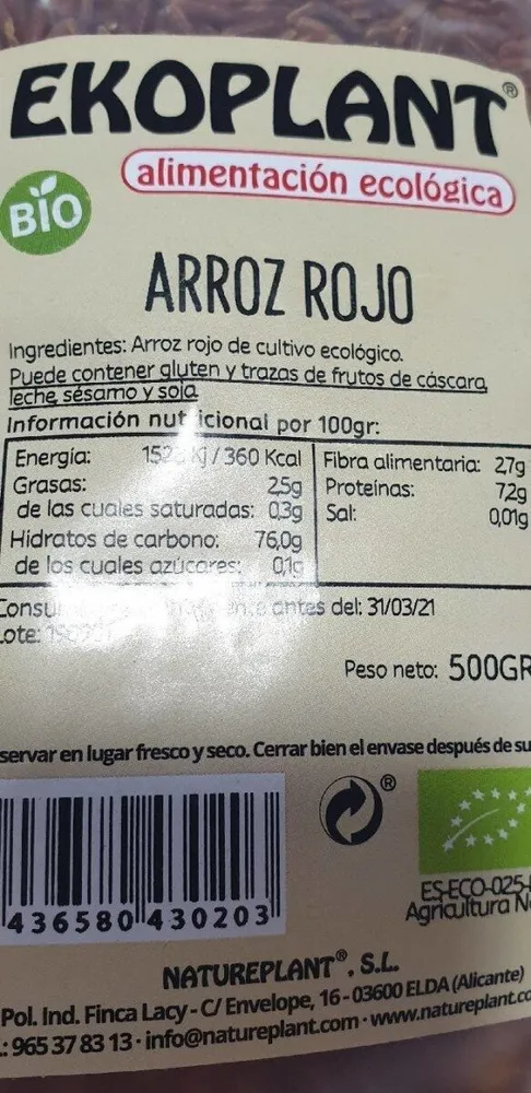Arroz Rojo