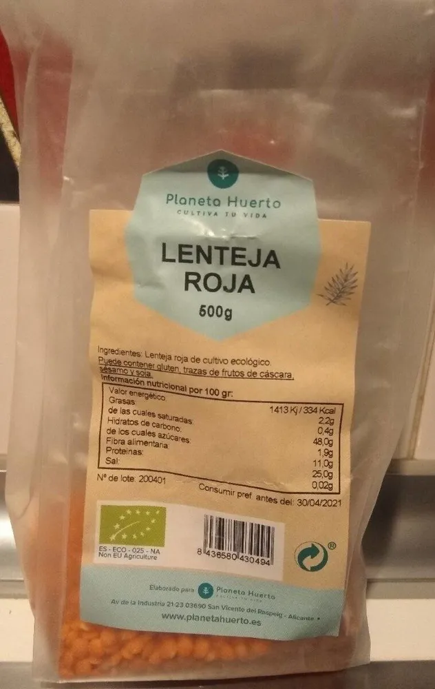 Lenteja Roja