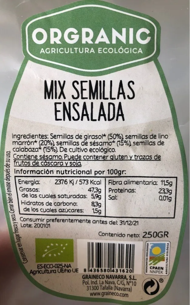 Mix Semillas Ensalada