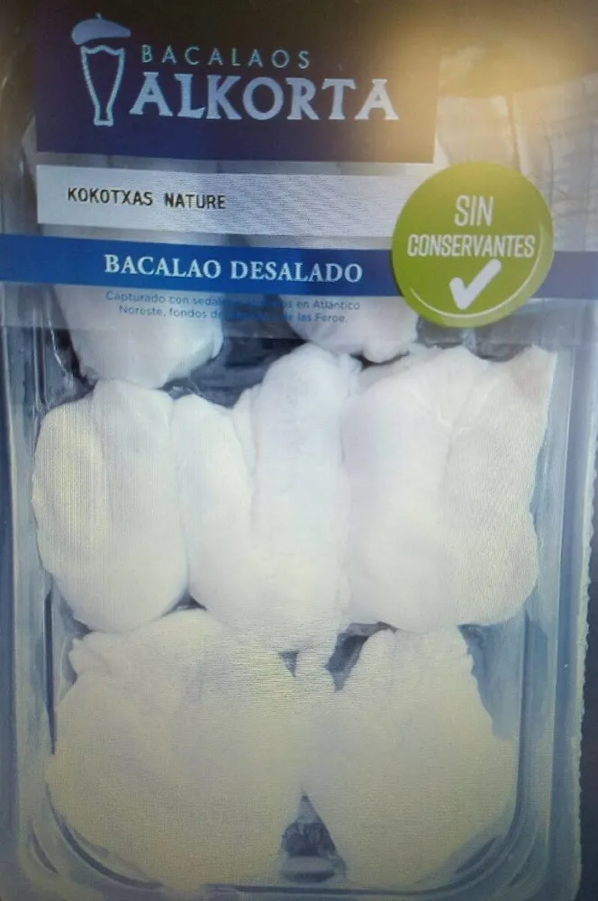 Cocochas de Bacalao Nature