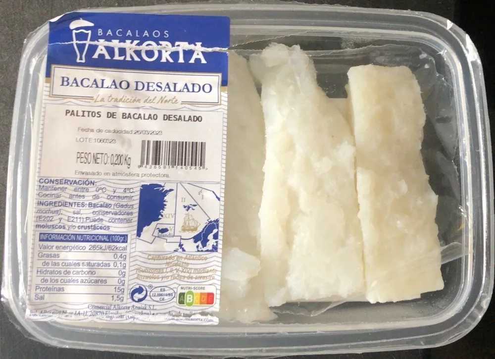 Bacalao desalado