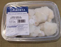 Carrilleras de bacalao desaladas