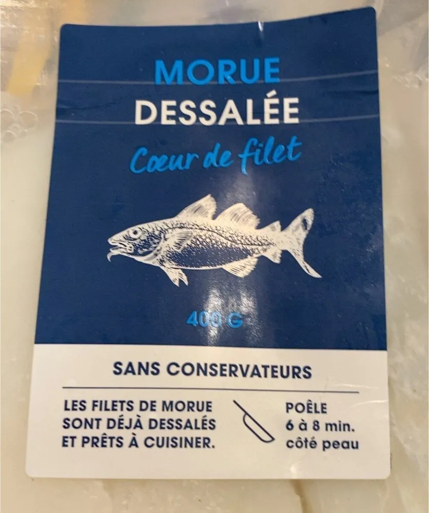 Morue dessalee