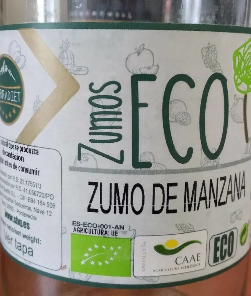 Zumo de manzana