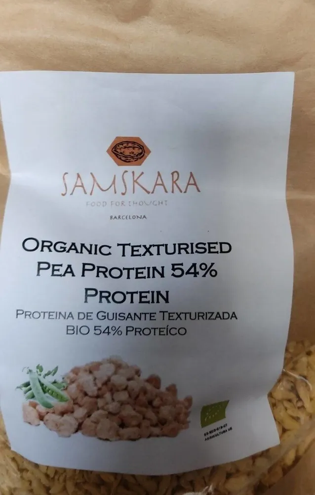 Proteína de guisante texturizada bio