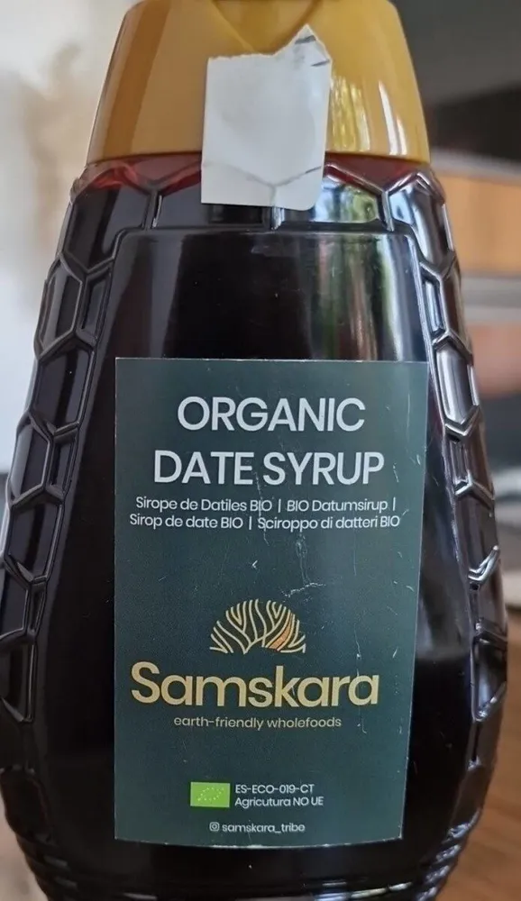 Organic date syrup