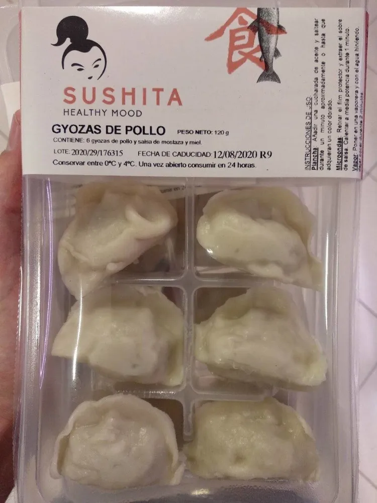 Gyozas de pollo