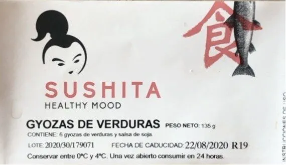Gyozas de verdura